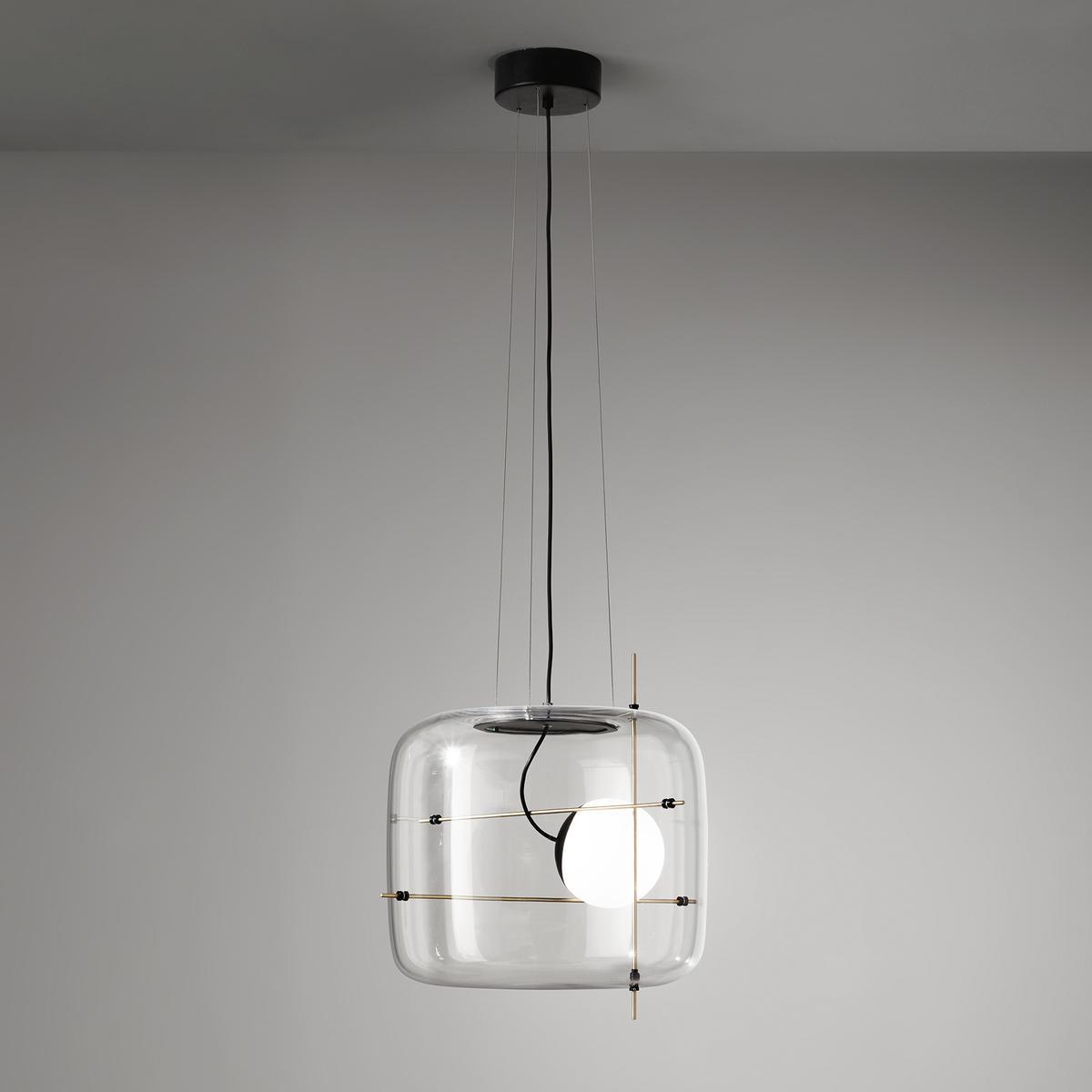 PLOT LED direct light blown glass pendant lamp