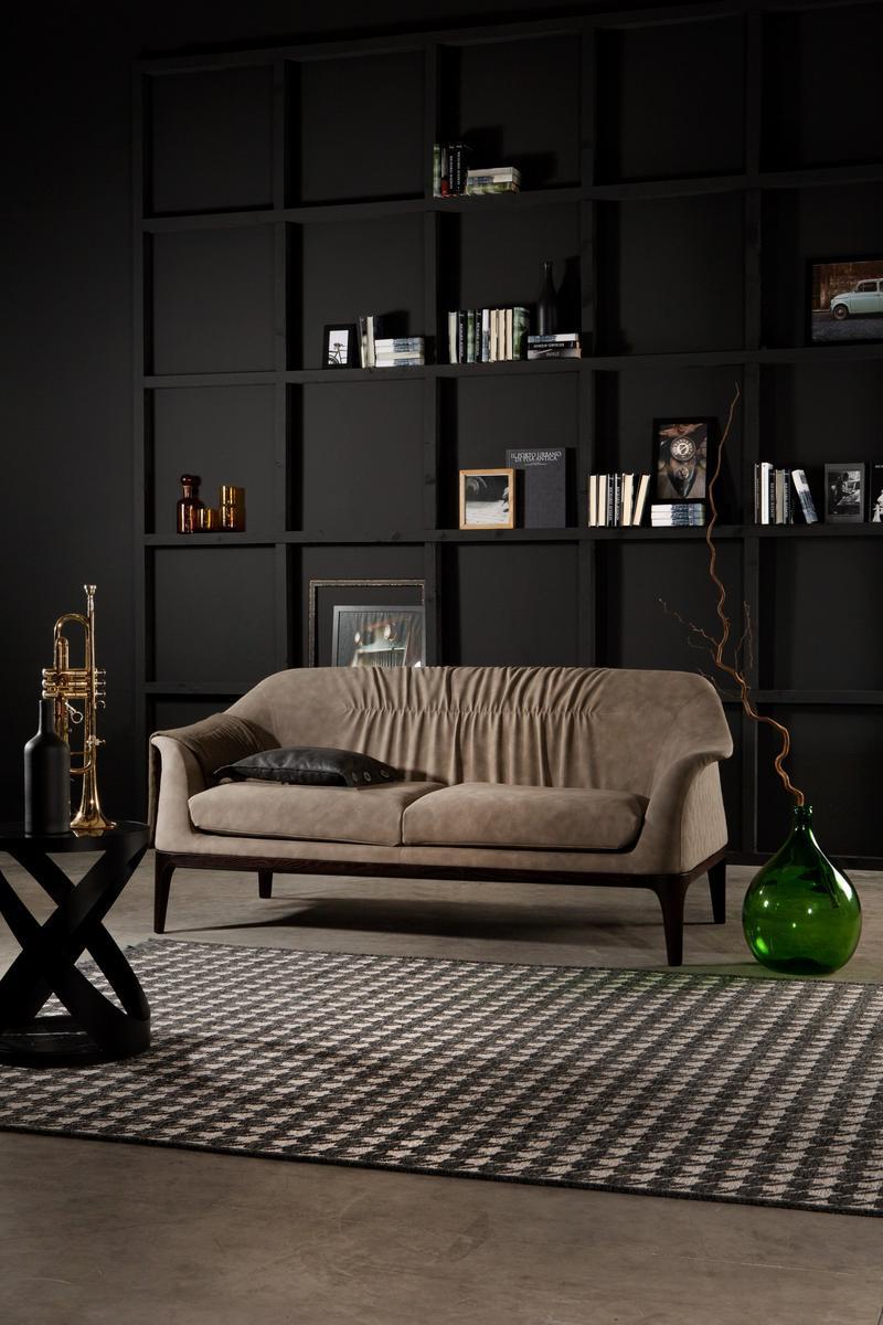 TIFFANY 2 seater leather sofa