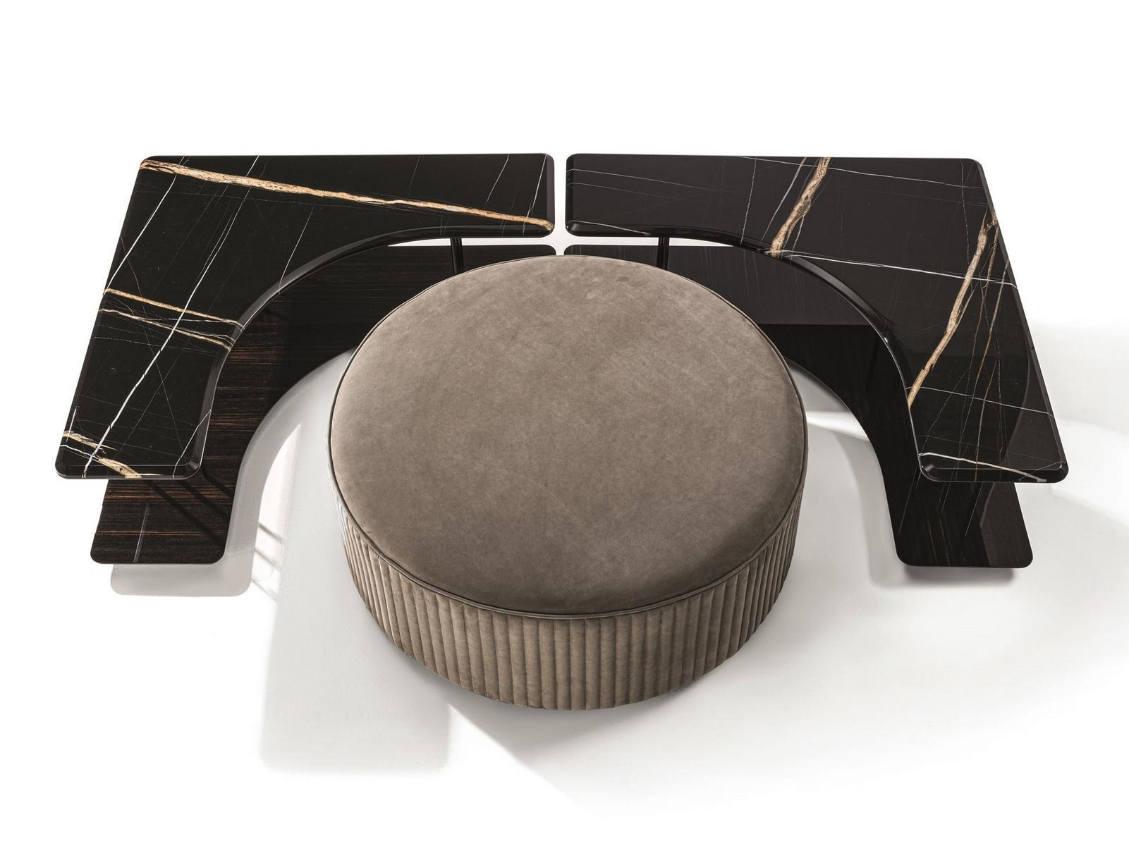 SATURN Square metal coffee table