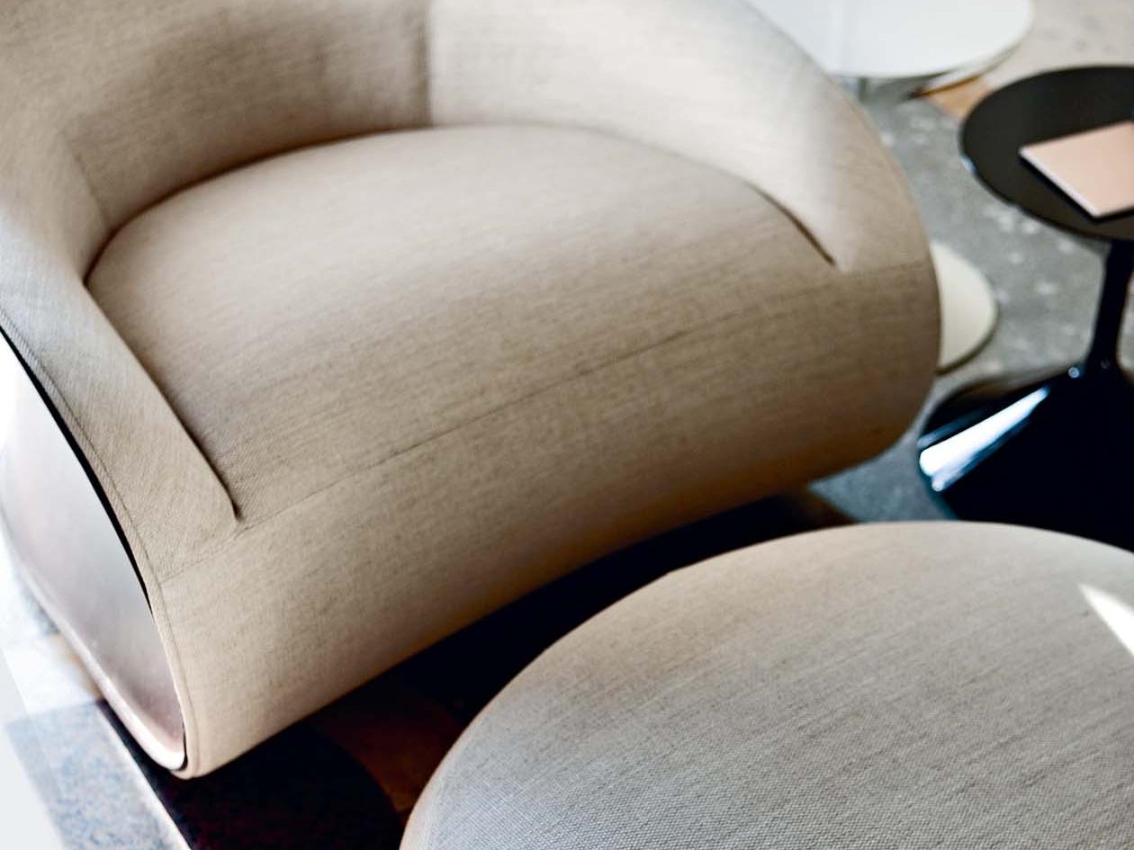 DERBY Bergere swivel armchair