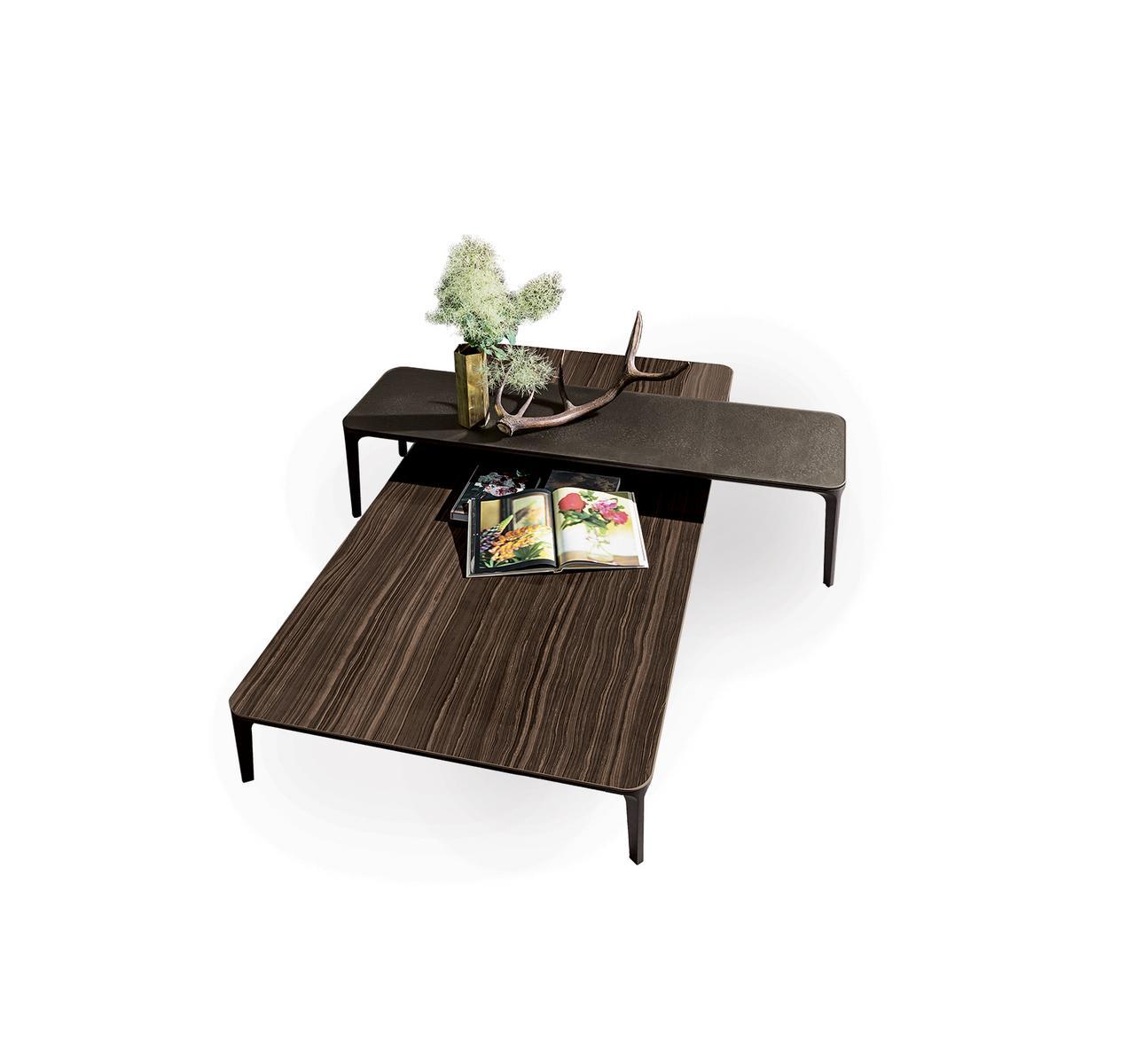 SLIM Rectangular ceramic coffee table