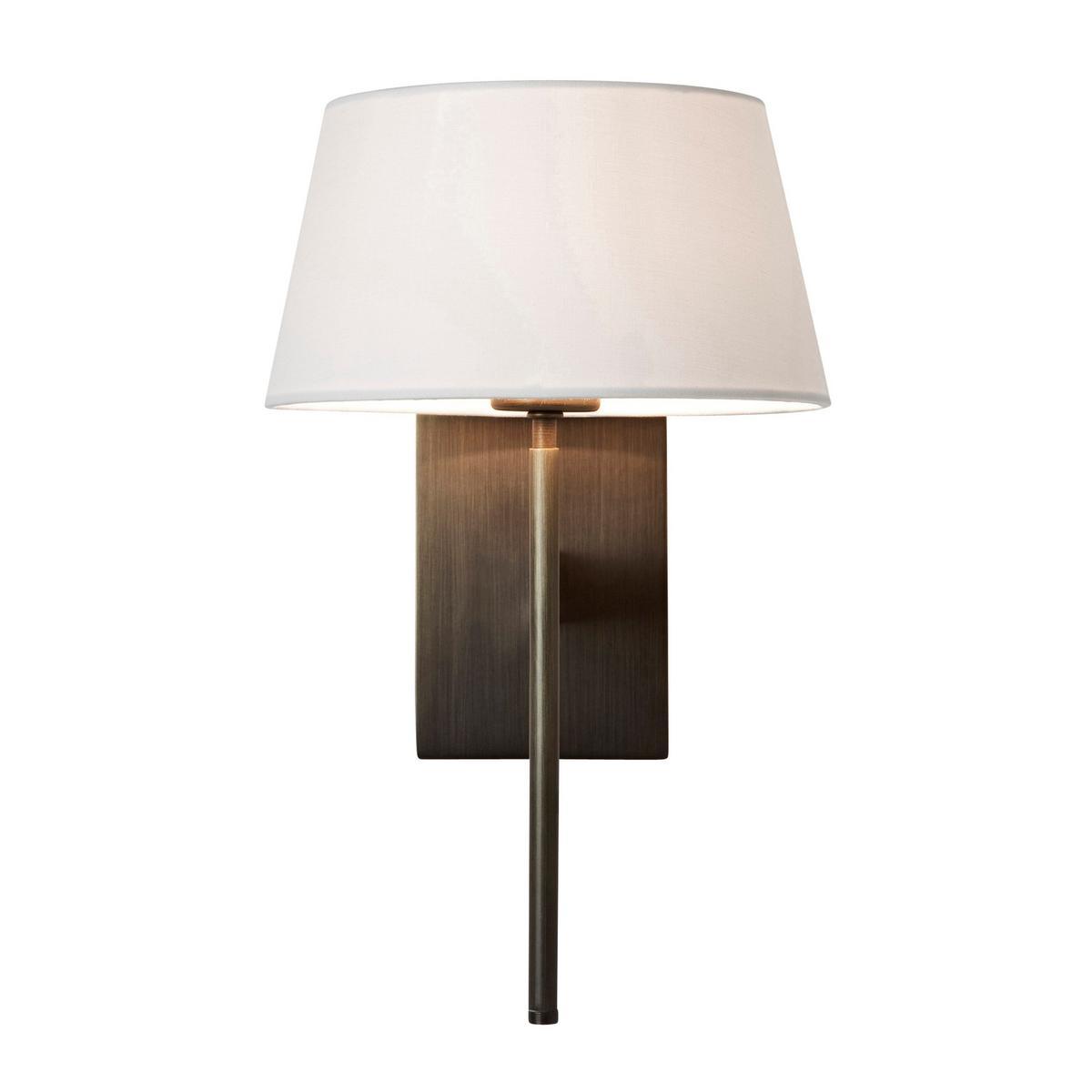 SAN MARINO LED metal wall lamp in metal and fabric