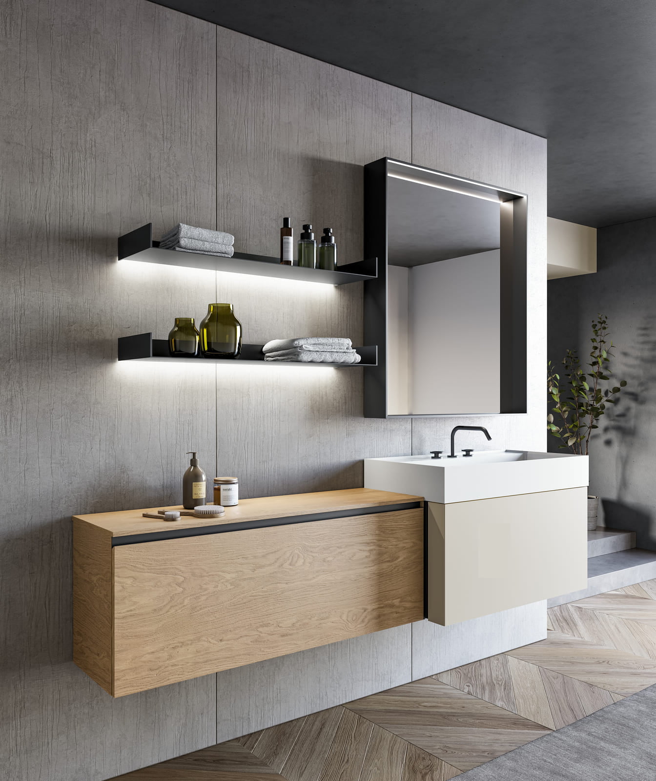 LAPIS Melamine bathroom