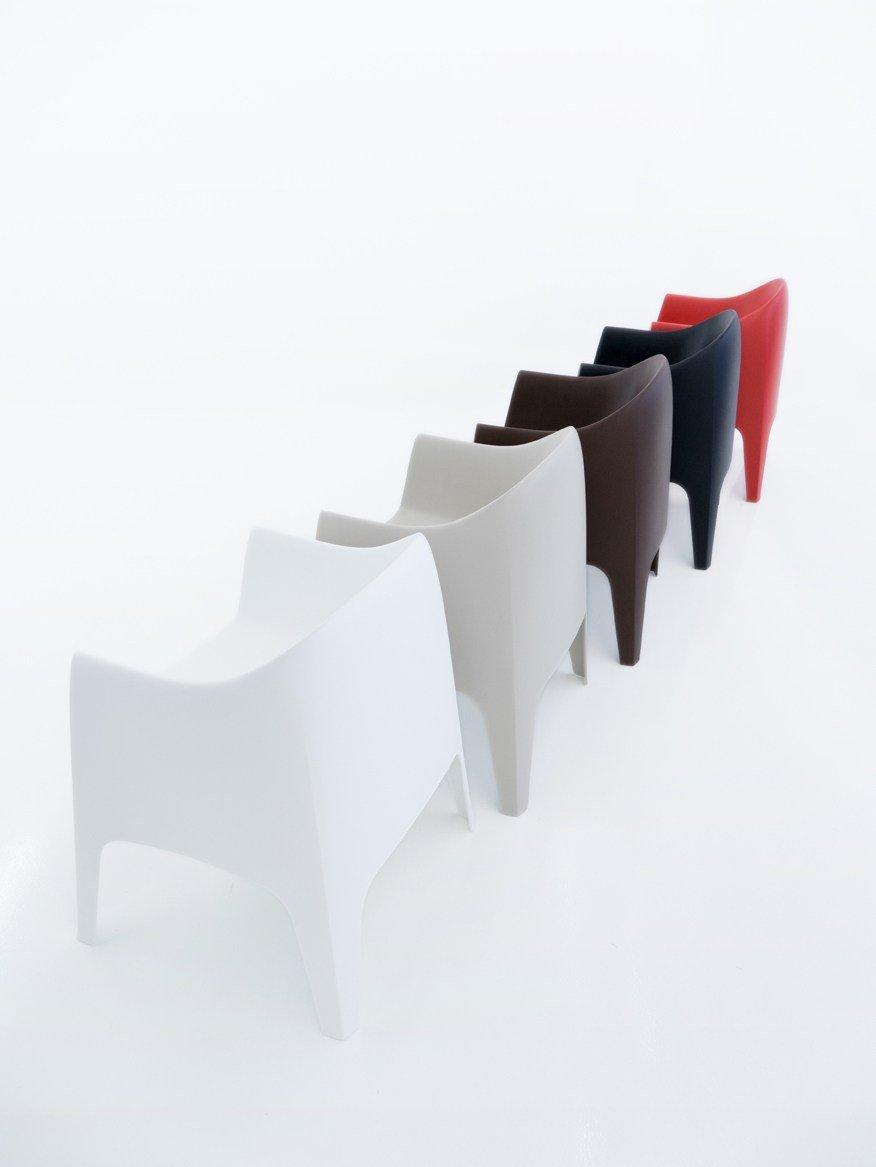 SOLID Garden armchair with armrests