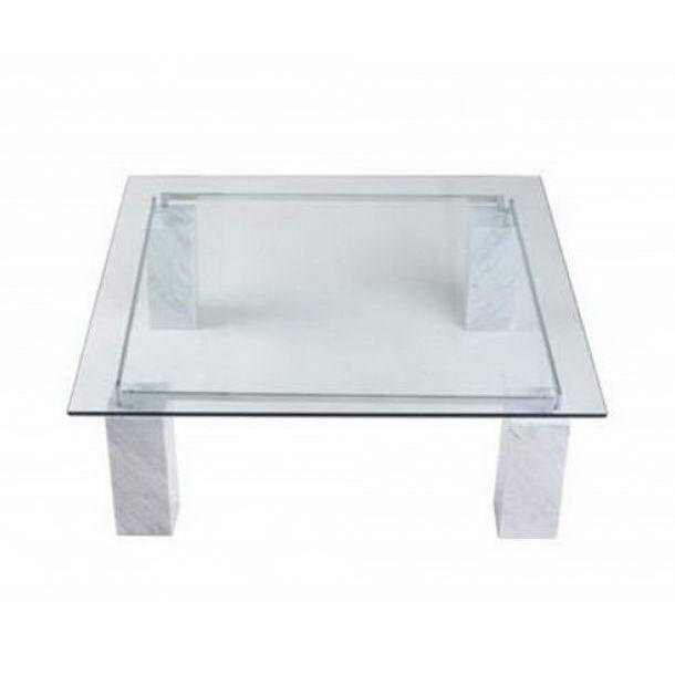 DIELLE Square glass coffee table DIELLE Square glass coffee table