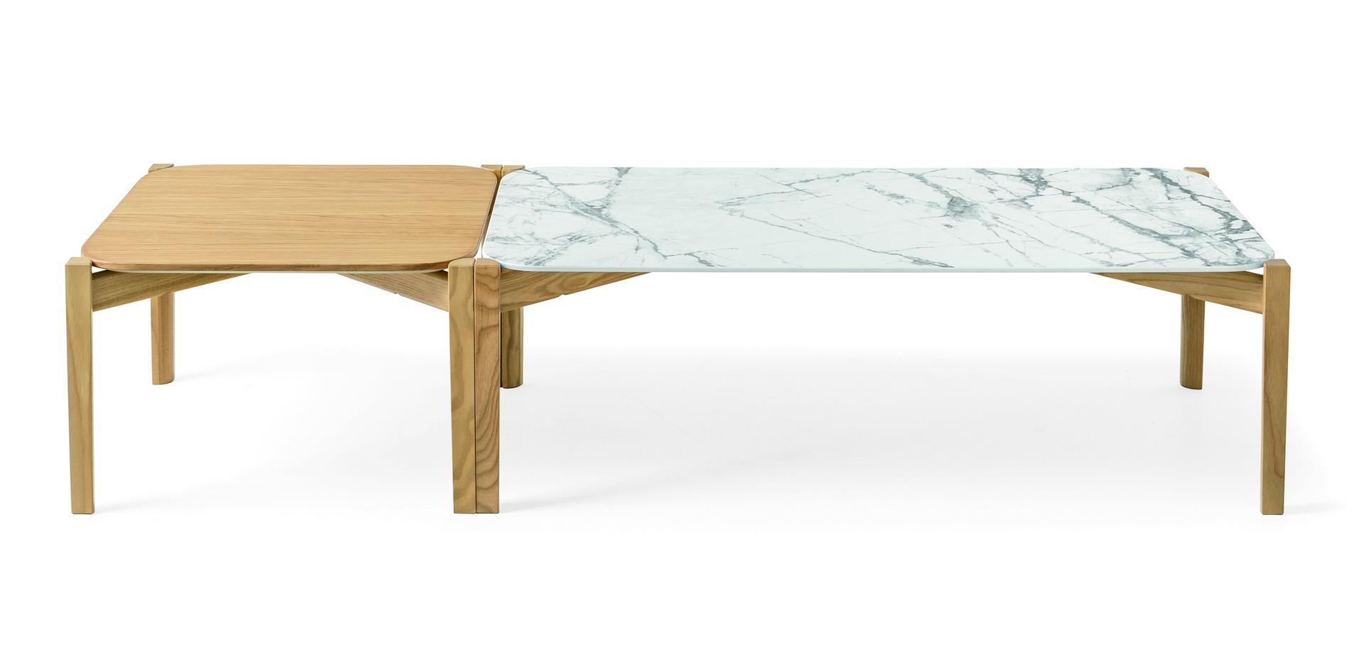 PALETTE Square ceramic coffee table