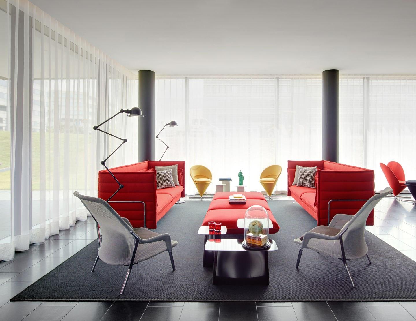 ALCOVE 3 seater fabric sofa