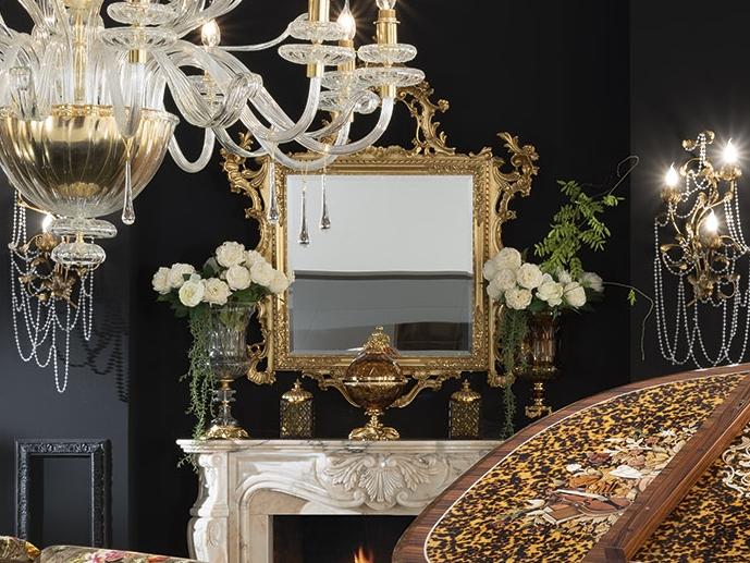 14628 Rectangular wall-mounted mirror