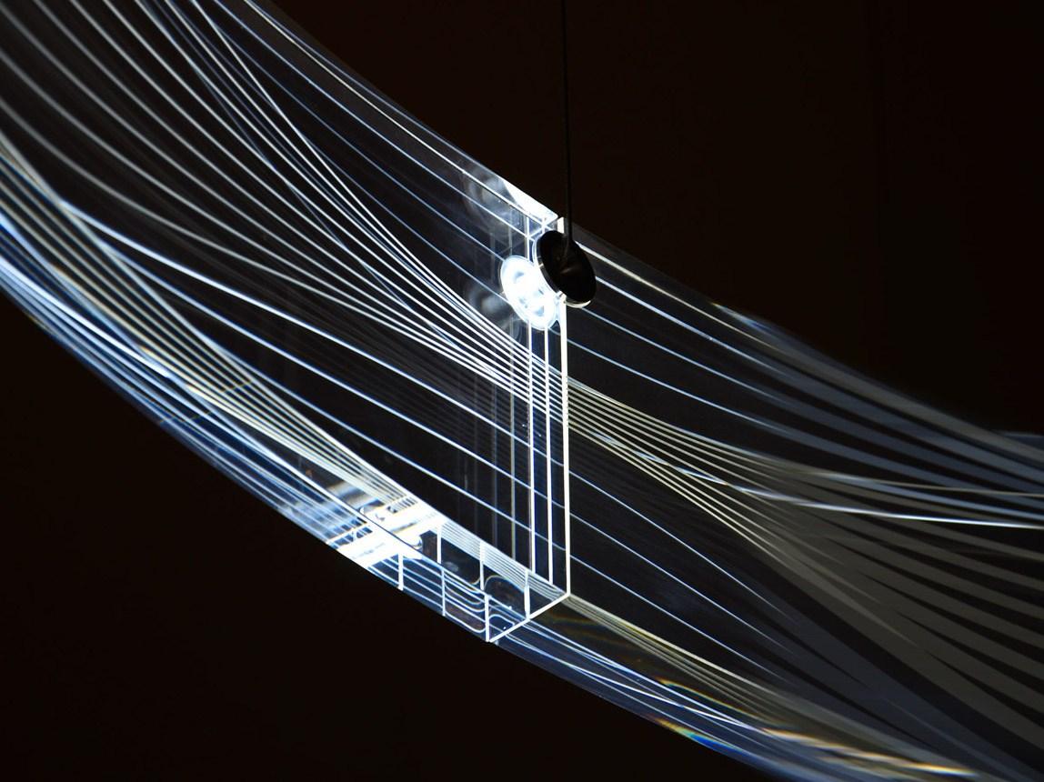 CERN LED RGB acrylic glass pendant lamp