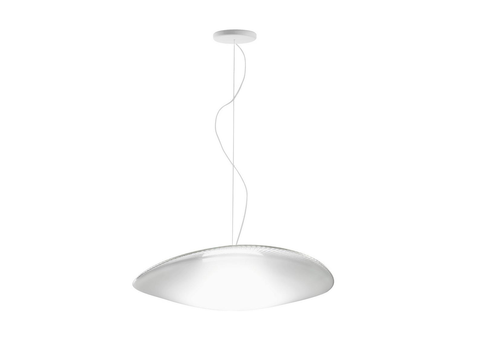 LOOP LED blown glass pendant lamp