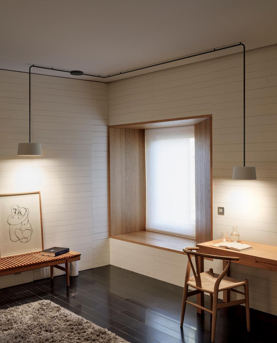 TUBE LED aluminium pendant lamp