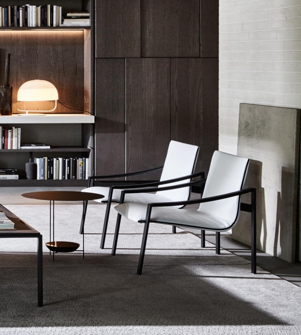 PANNA COTTA Round marble coffee table