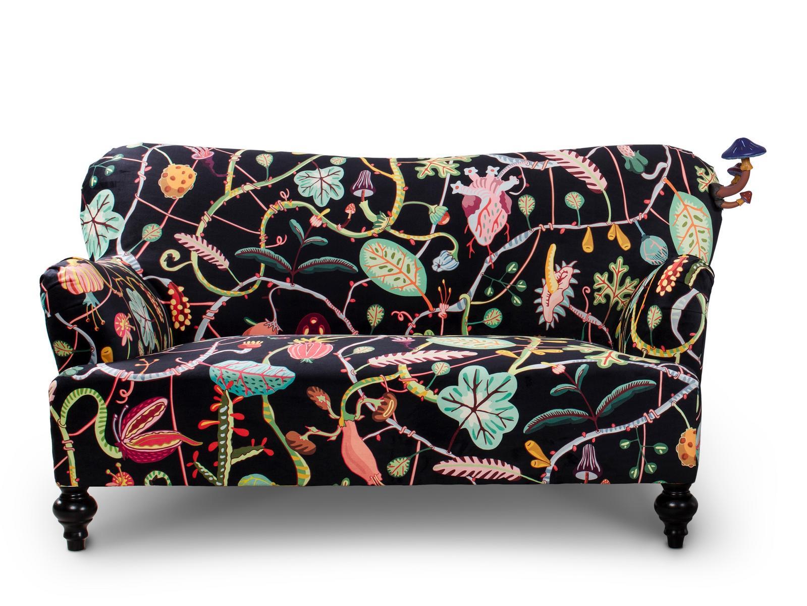 BOTANICAL DIVA 2 seater fabric sofa