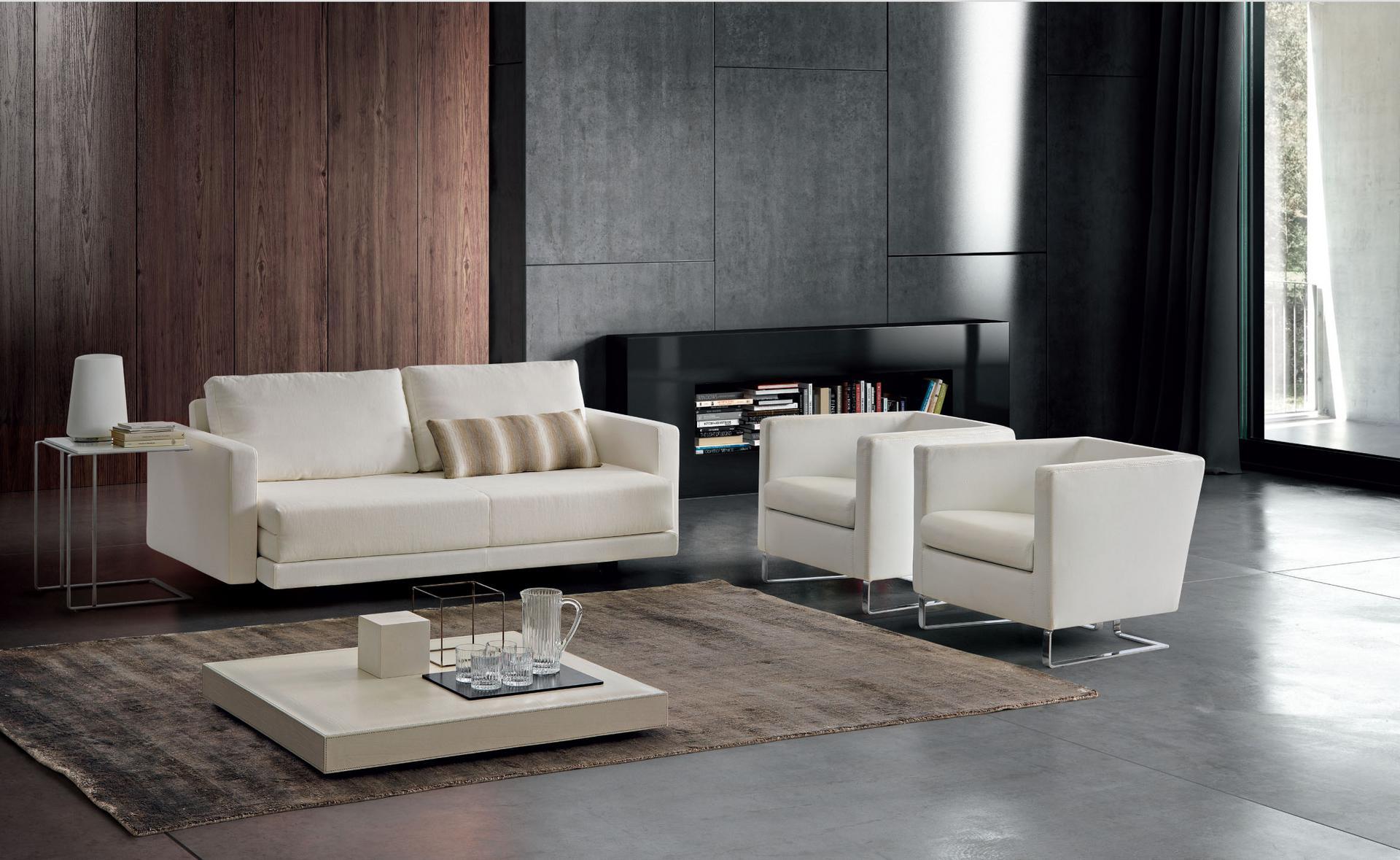 ARNO' Fabric sofa with removable cover
