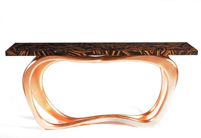 INFINITY Rectangular wooden console table