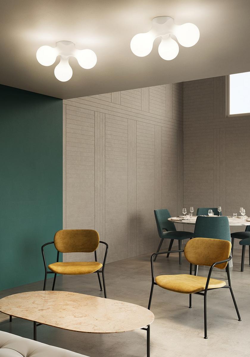 ATOMIUM Polyethylene wall lamp / ceiling lamp