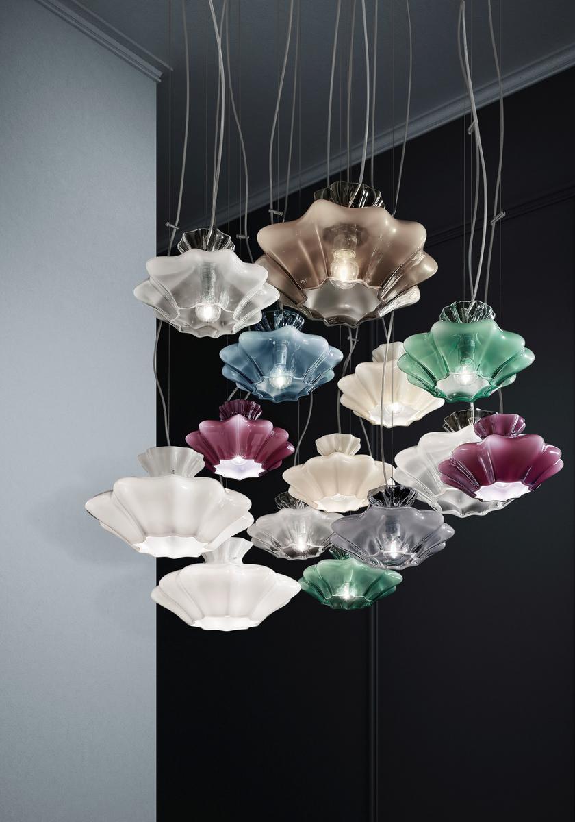 SWEET Blown glass pendant lamp
