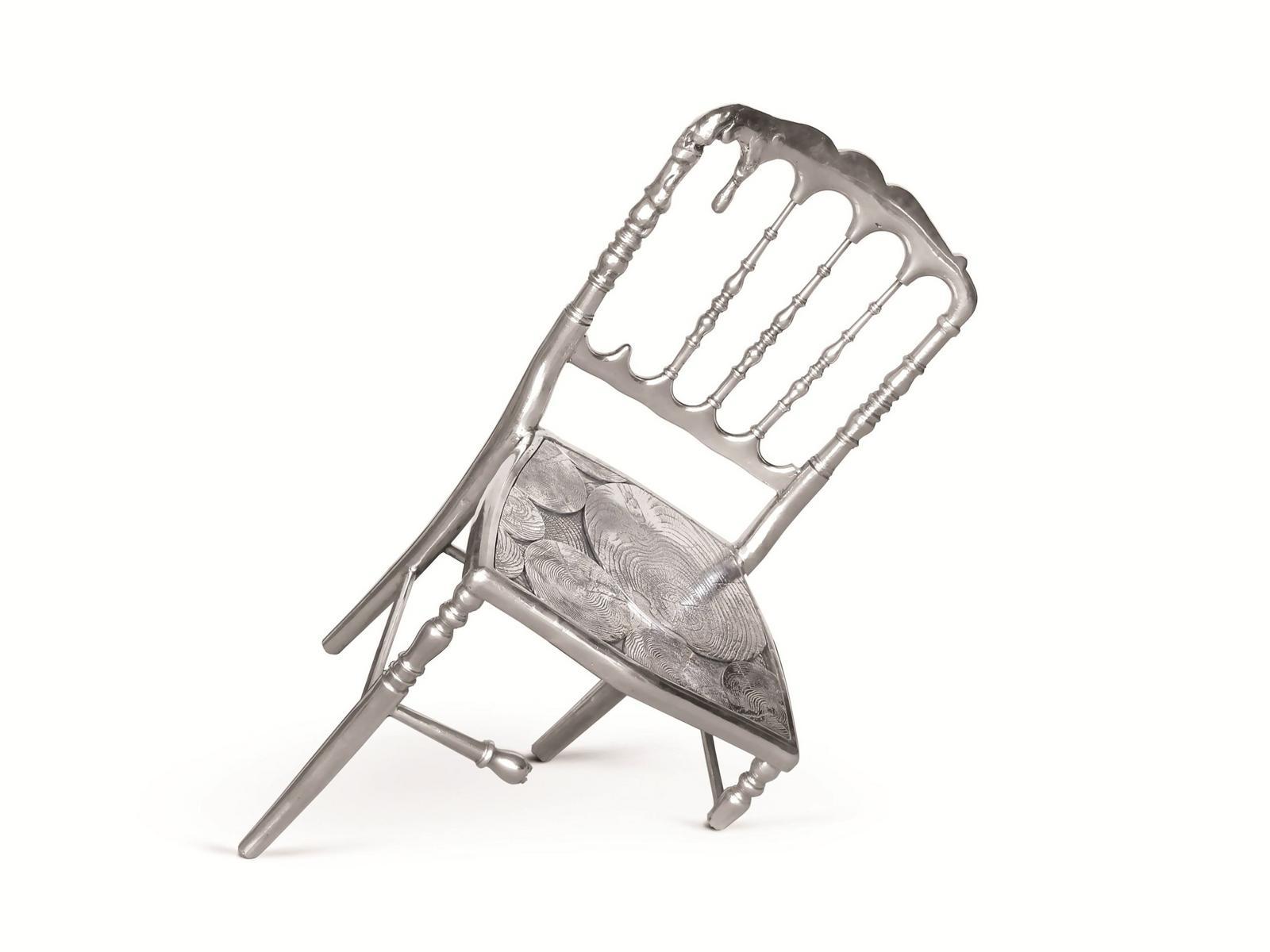 EMPORIUM Open back aluminium chair
