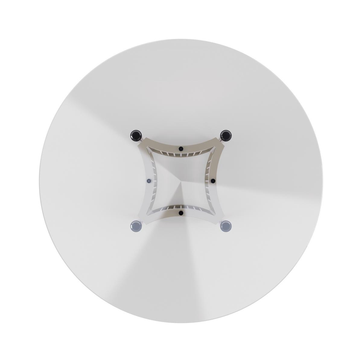 ORION Round glass table with Lazy Susan