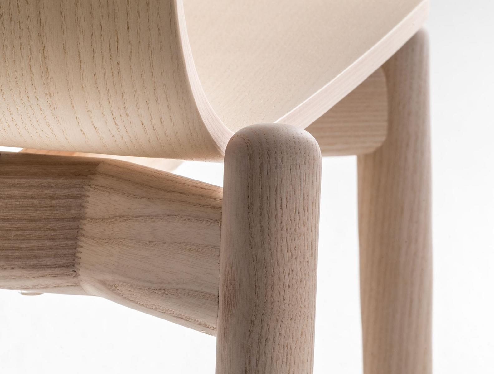 MALMÖ 390 Stackable wooden chair