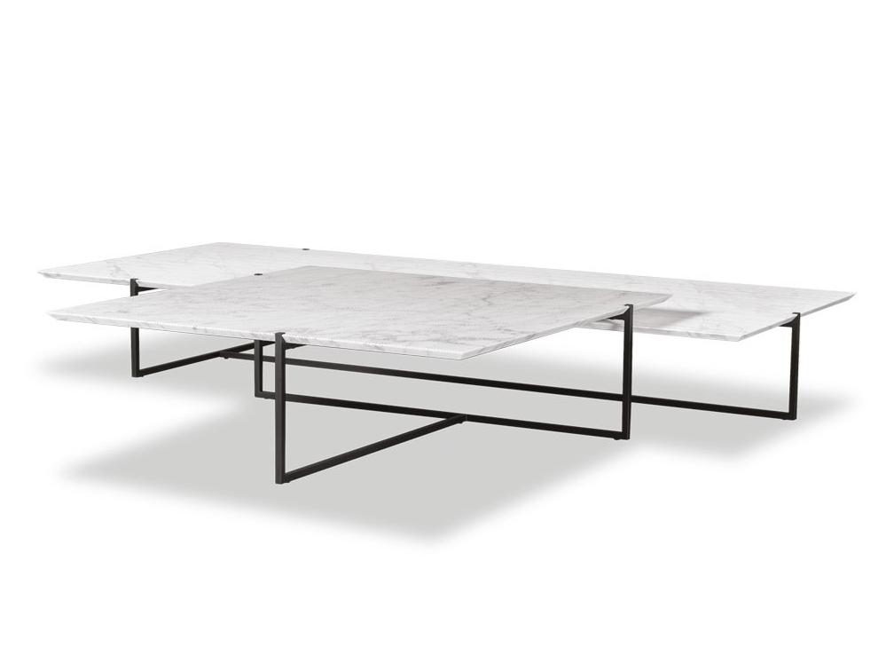 ICARO Square marble coffee table
