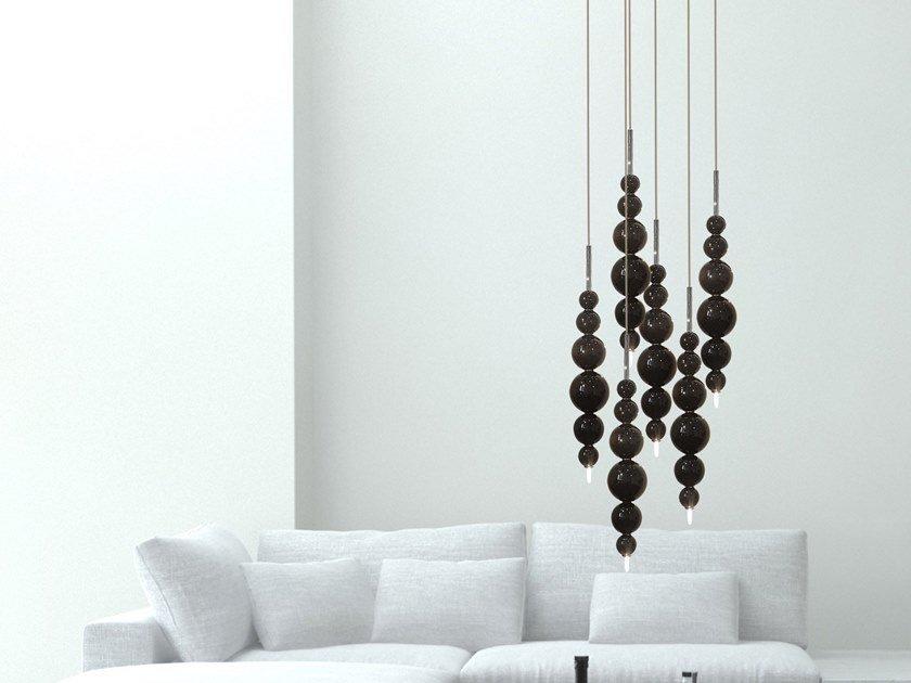 TEARS FROM MOON H6 MINI Contemporary style direct light glass pendant lamp