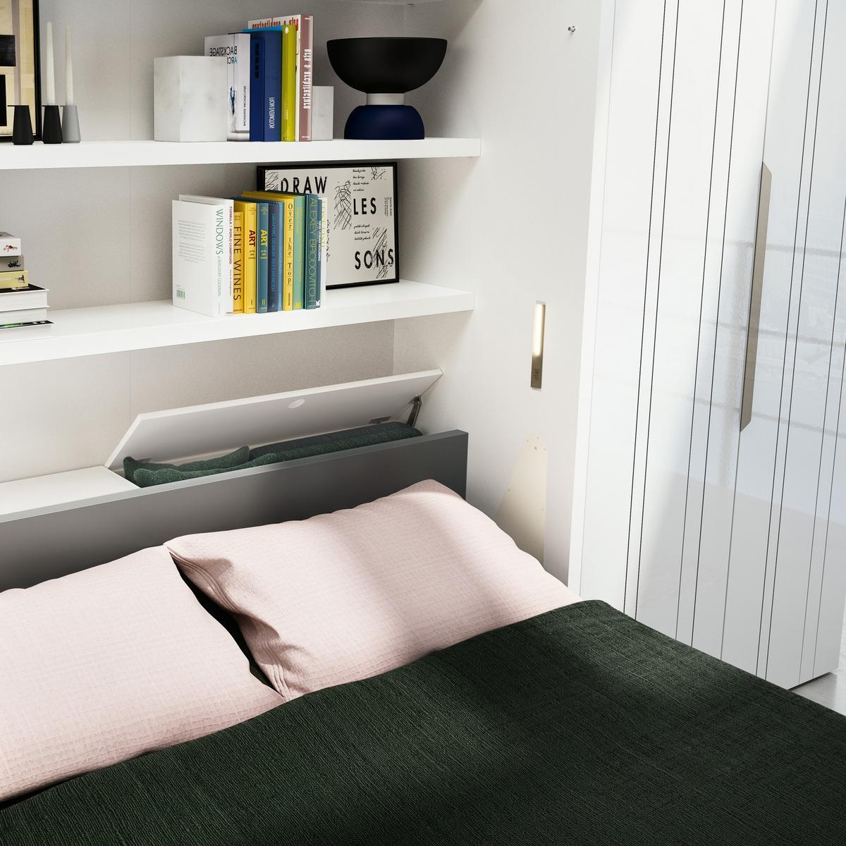 PENELOPE 2 BOARD Convertible pull-down double bed