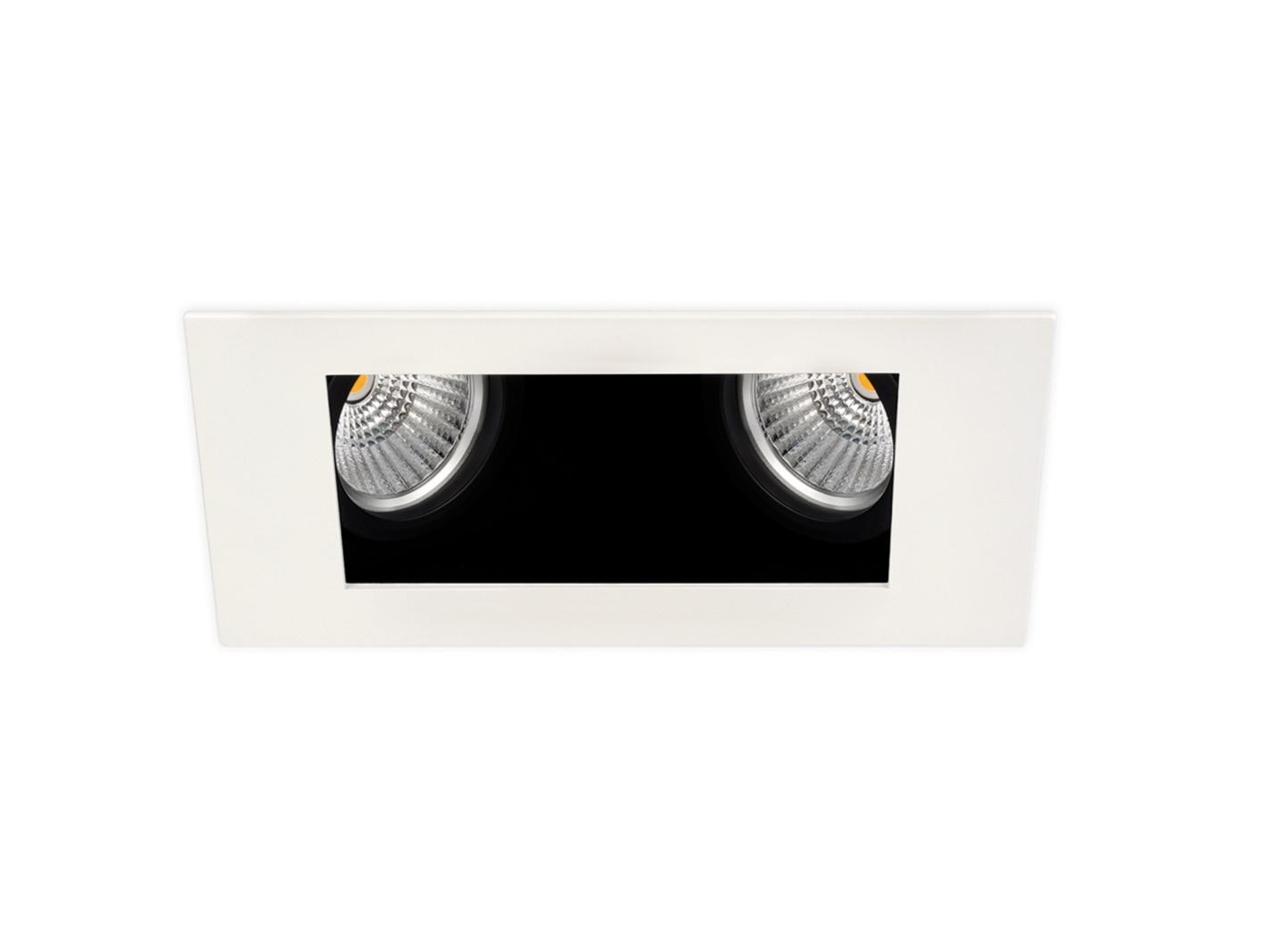 SECRET DOUBLE LED multiple recessed aluminium spotlight