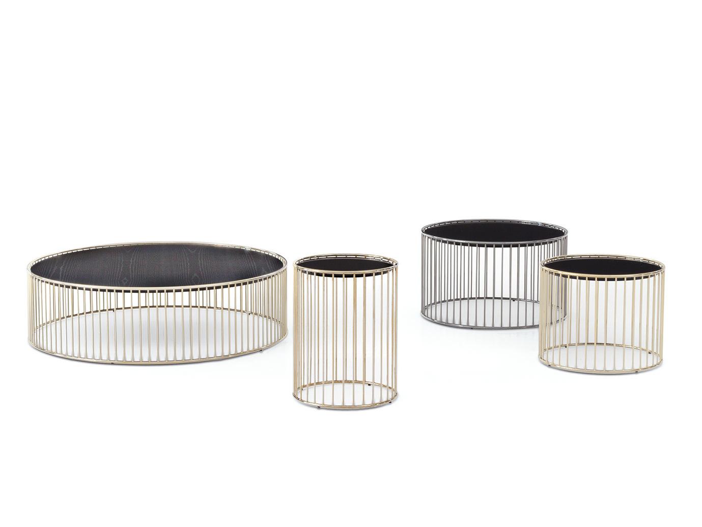 CAULFIELD BLACK NICHEL Coffee table