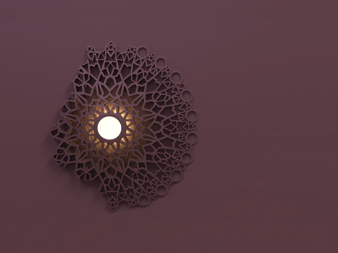NOTREDAME LED direct light cultured marble wall lamp