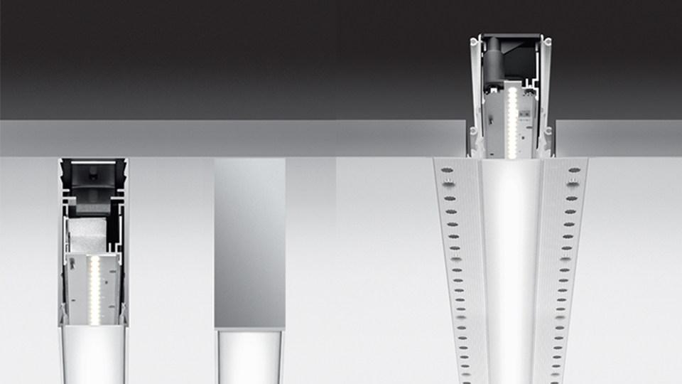 ALGORITMO SYSTEM Extruded aluminium linear lighting profile