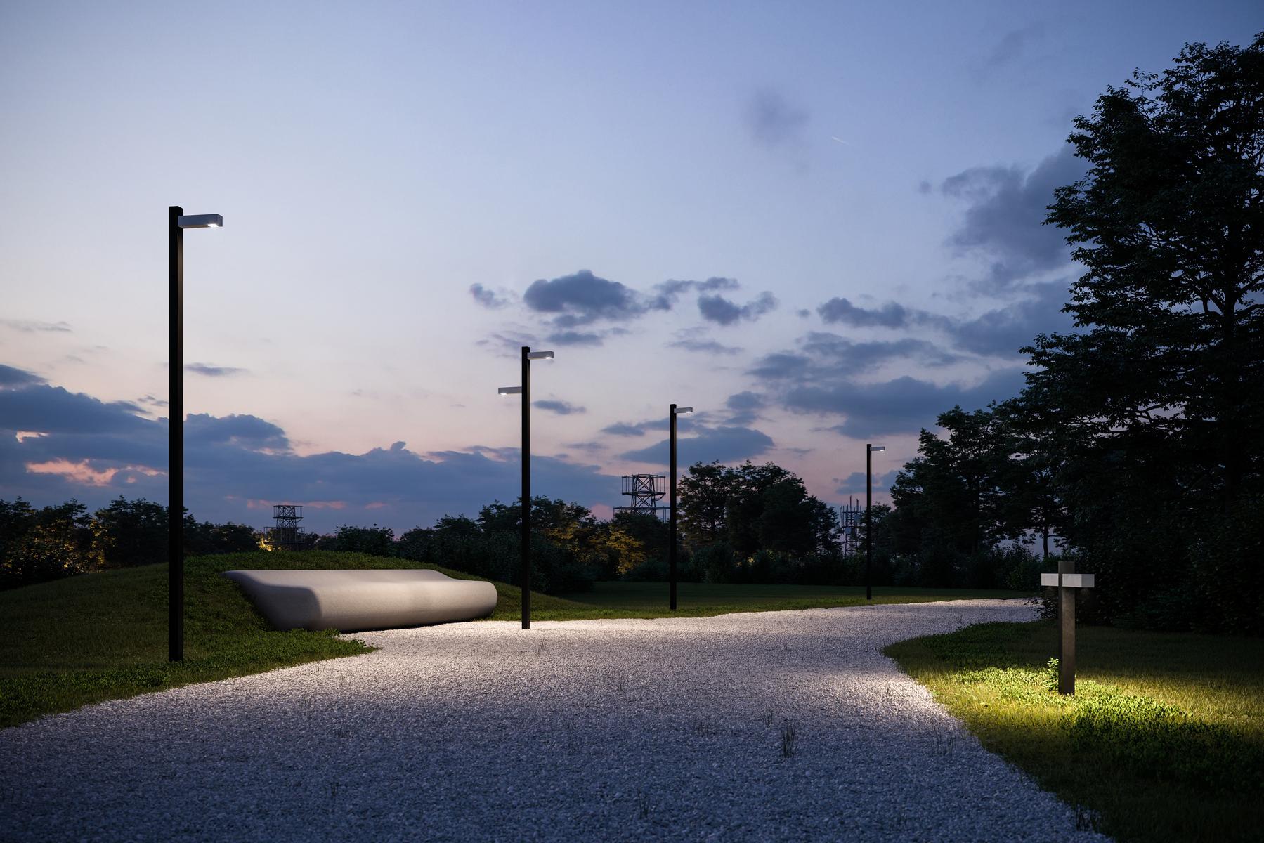 WALKING Aluminium bollard light
