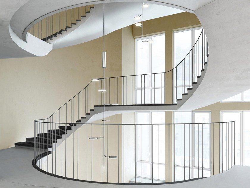 AVVENI VERTICAL LED aluminium pendant lamp with dimmer