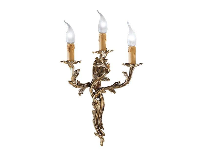 FOGLIA 3000/A3 Antique brass wall light