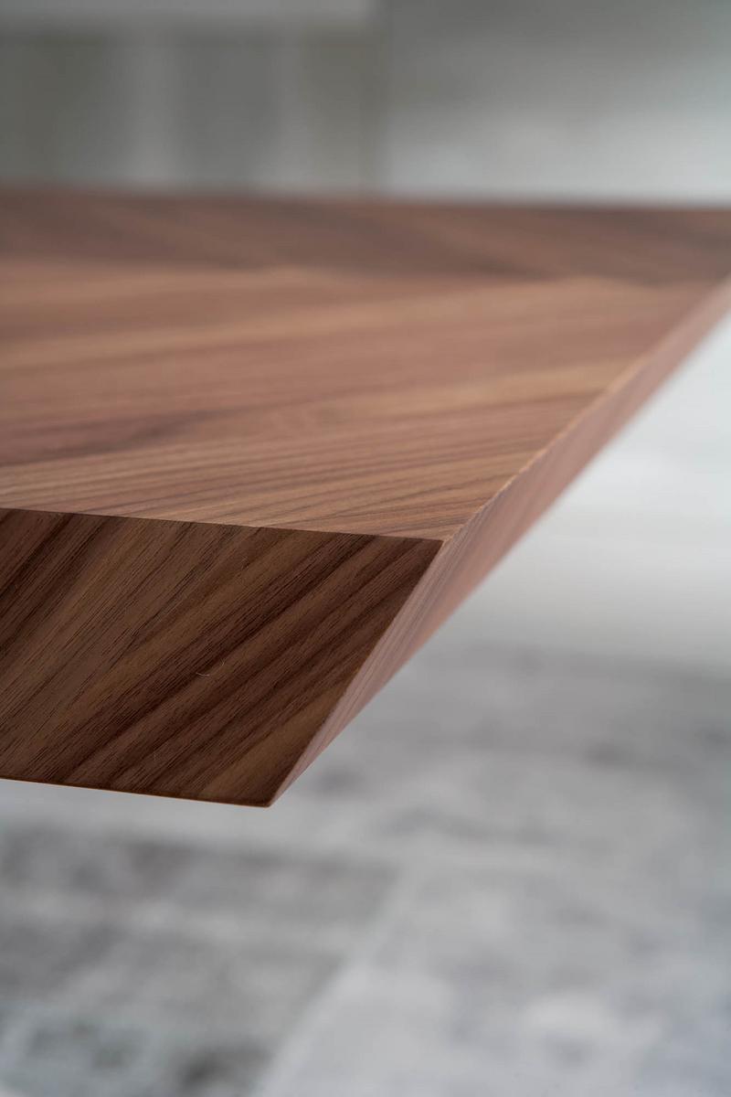 4X4 FISSO Rectangular wooden dining table