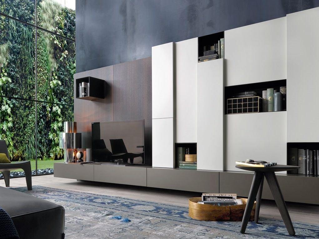 SINTESI Sectional TV wall system