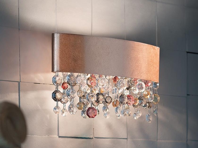 OLÁ A1 OV 30 Metal wall light with crystals with dimmer