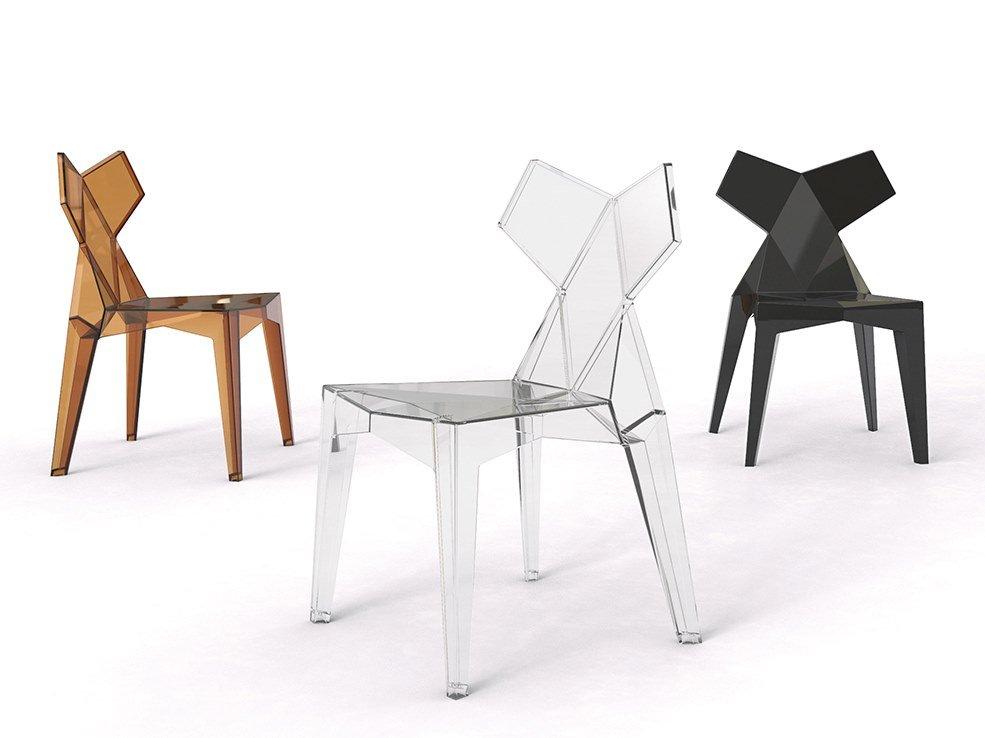 KIMONO Polycarbonate garden chair