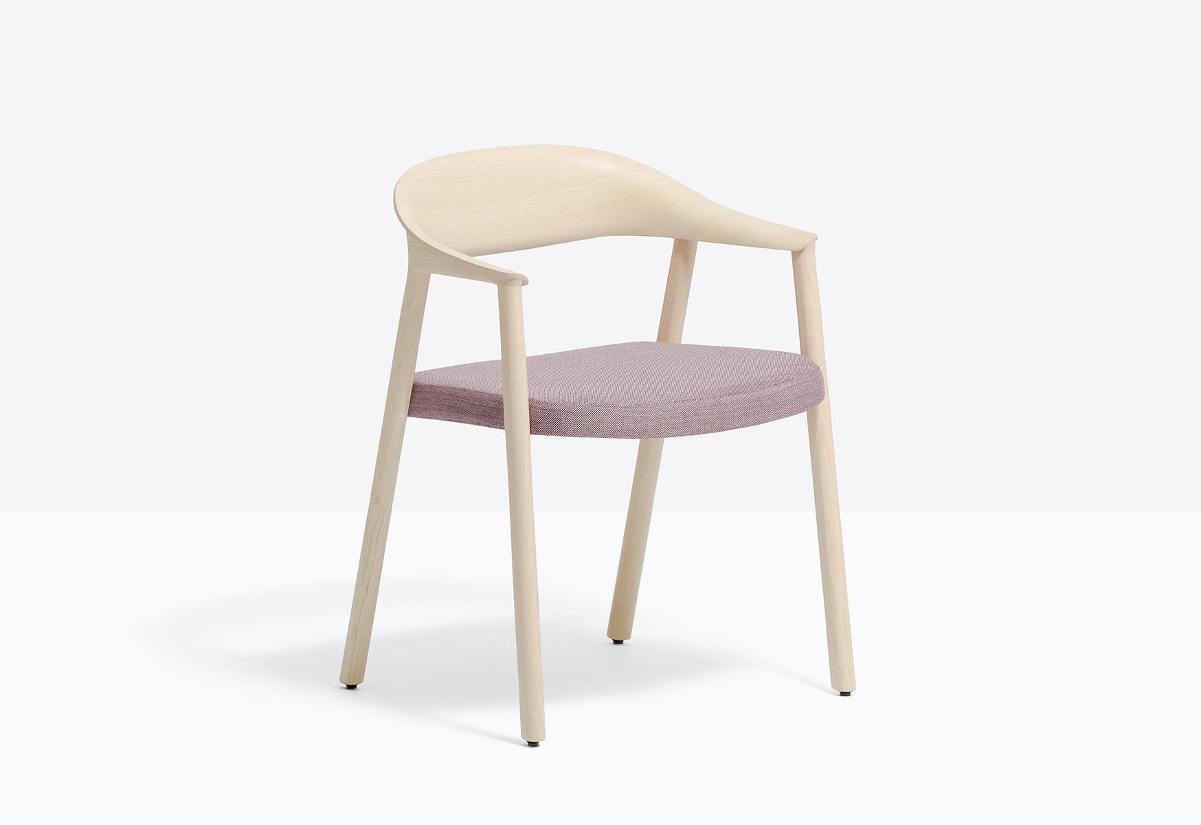 HÉRA 2865 Ash chair with armrests