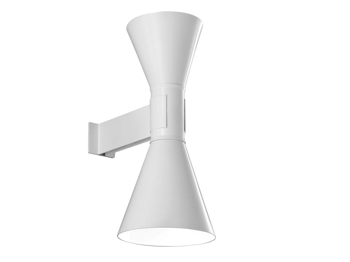 APPLIQUE DE MARSEILLE Direct-indirect light aluminium wall light