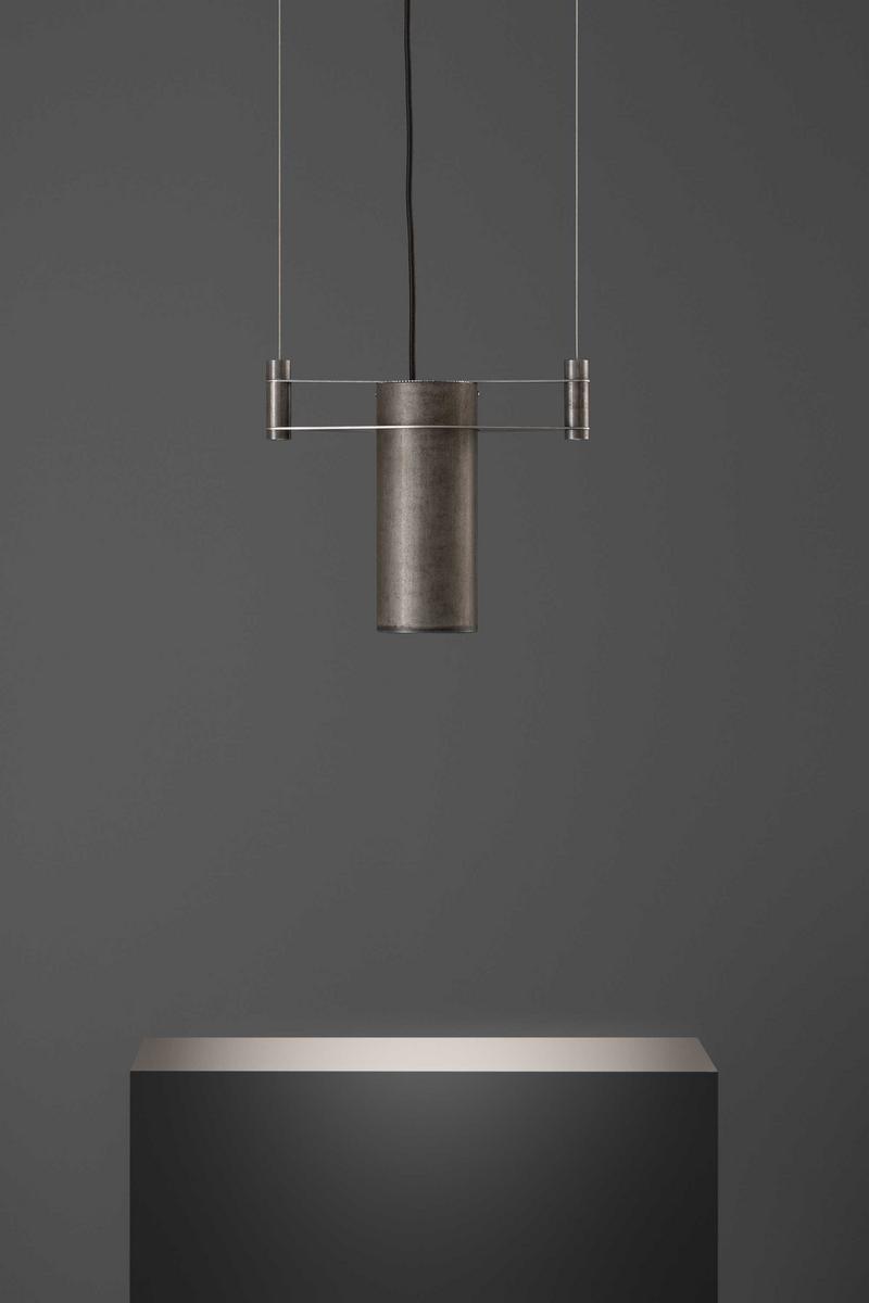 CHAIN LED steel pendant lamp