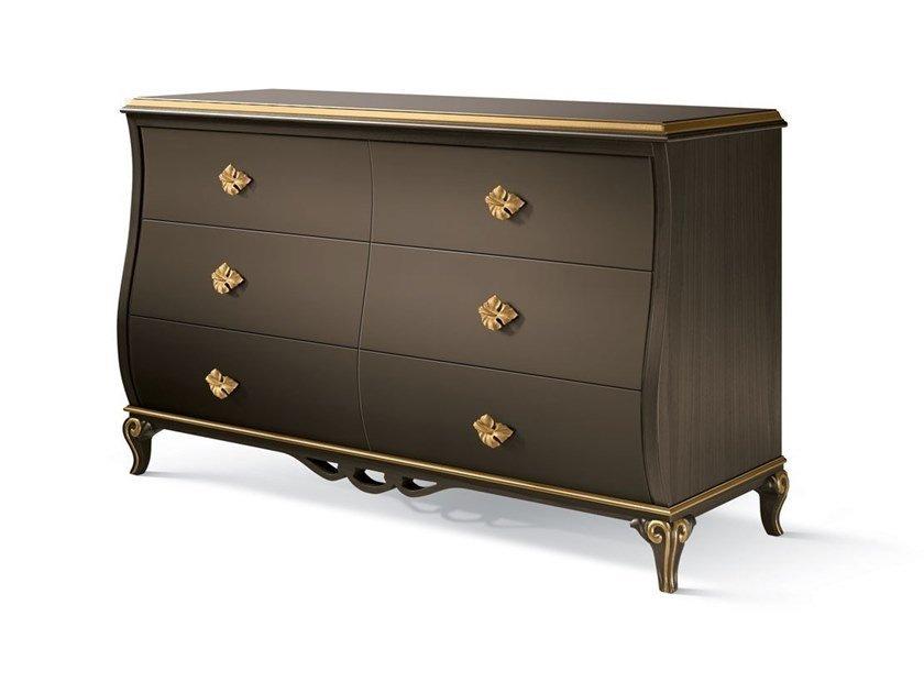 5073 Wooden chest of drawers