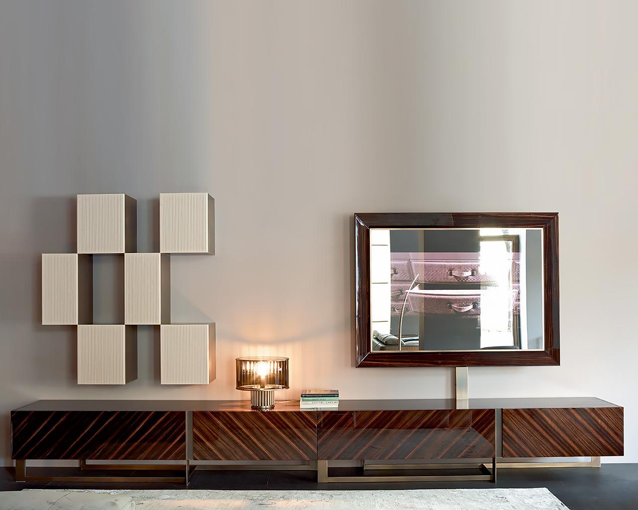 BLADE Ebony sideboard in a classic style with doors