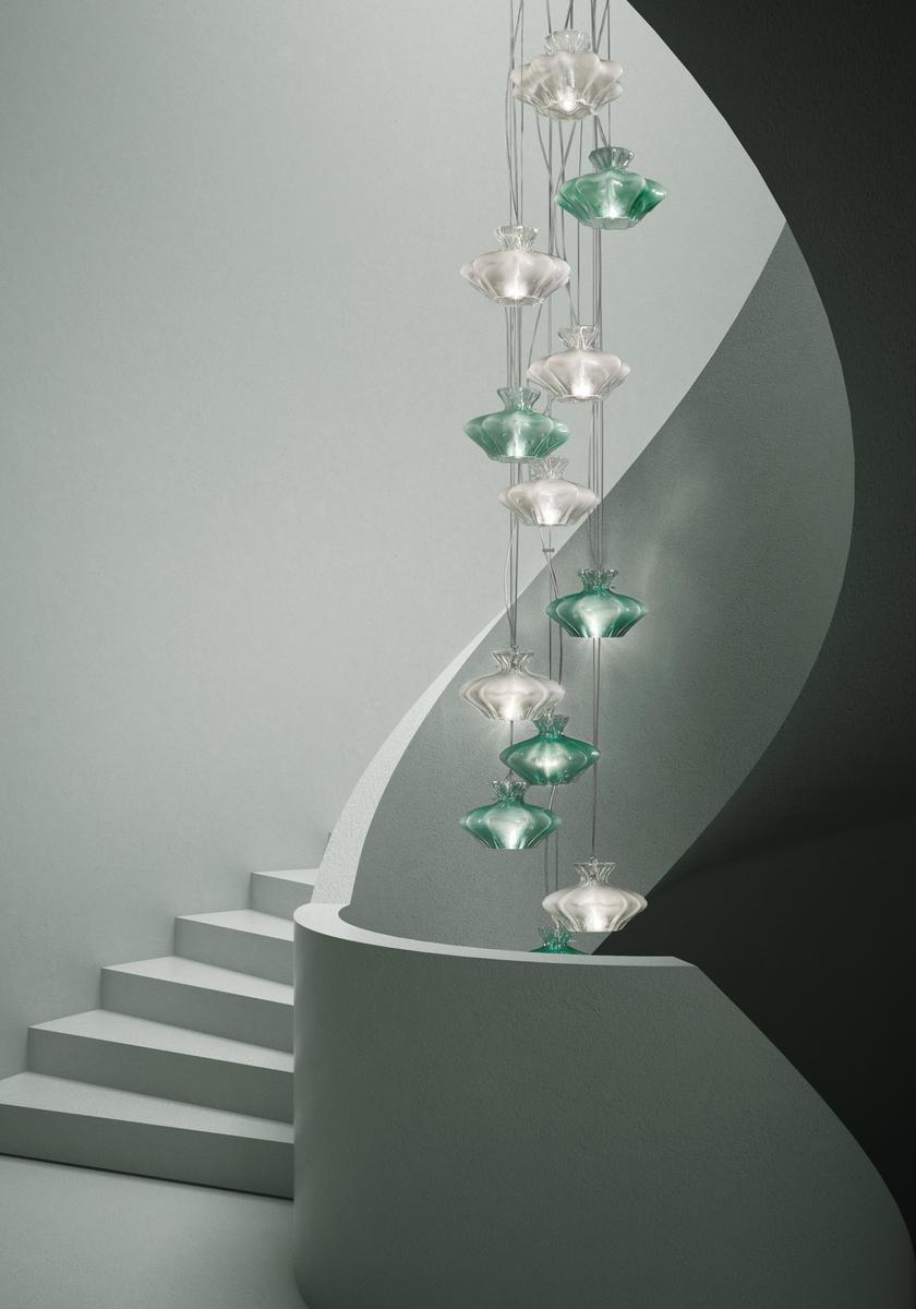 SWEET Blown glass pendant lamp