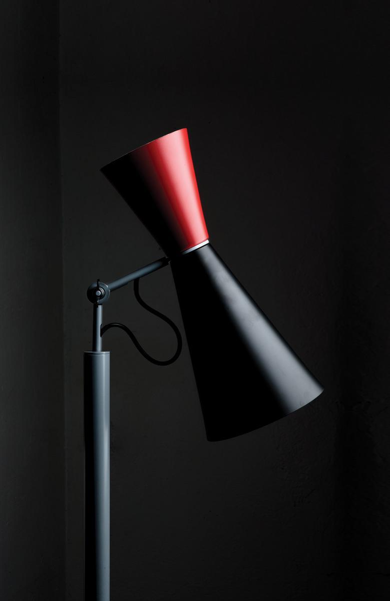 PARLIAMENT Adjustable aluminium floor lamp