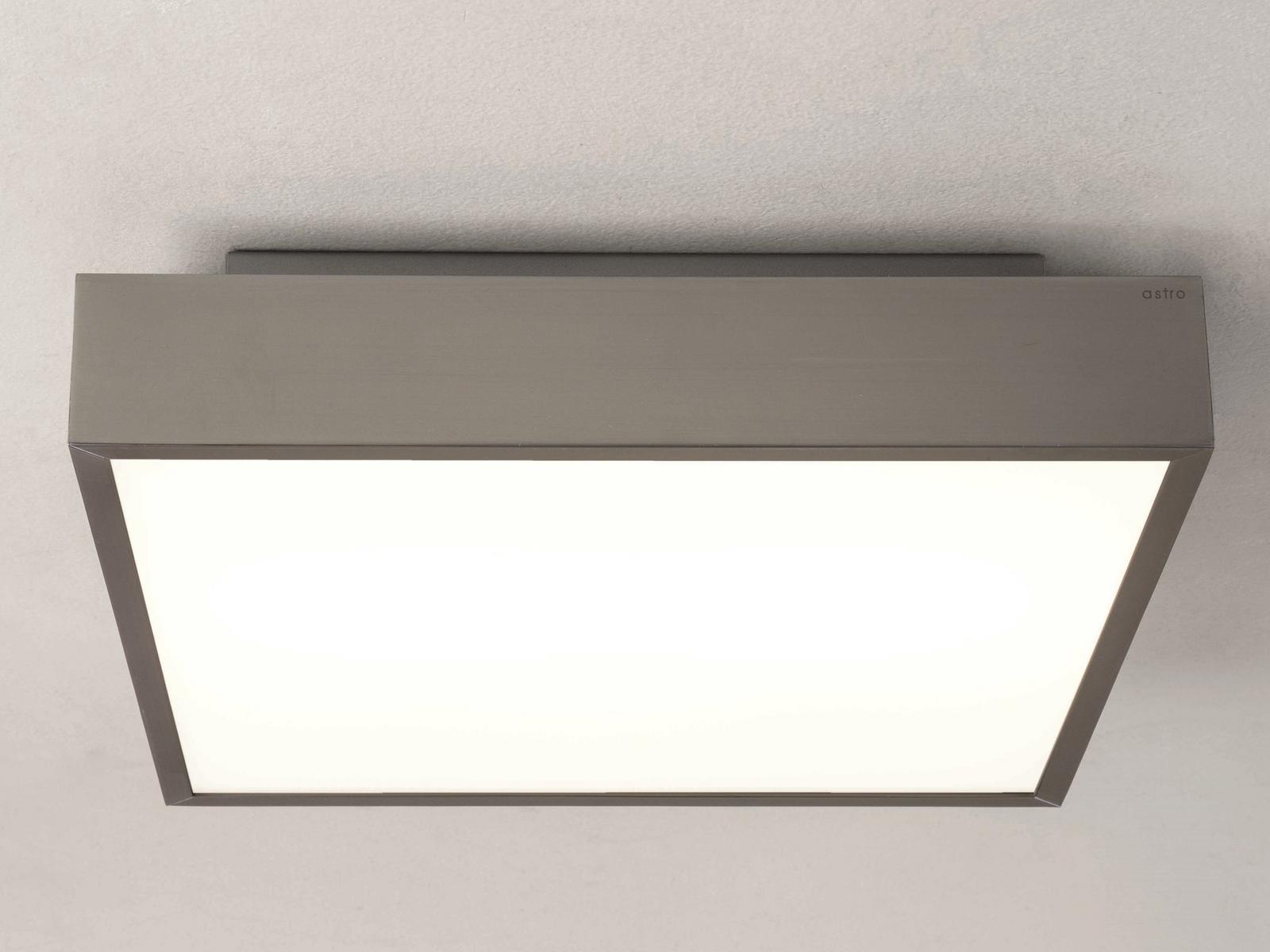 TAKETA 400 LED glass and steel ceiling light
