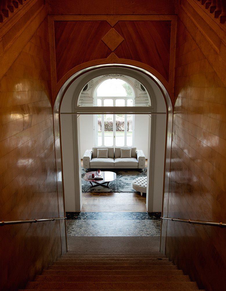 BELMONDO Sectional fabric sofa