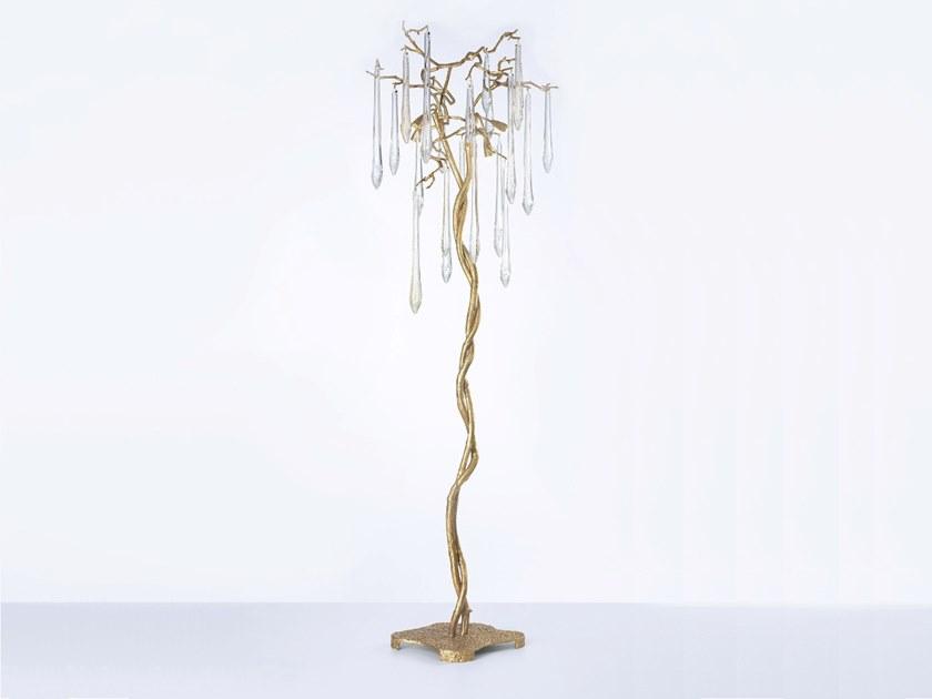 AQUA PA630/4 Handmade bronze floor lamp