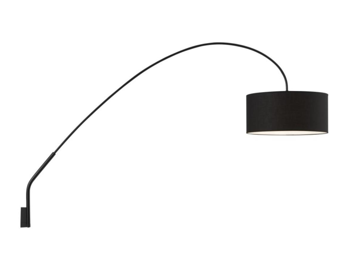 NIGHT Direct-indirect light halogen steel wall lamp