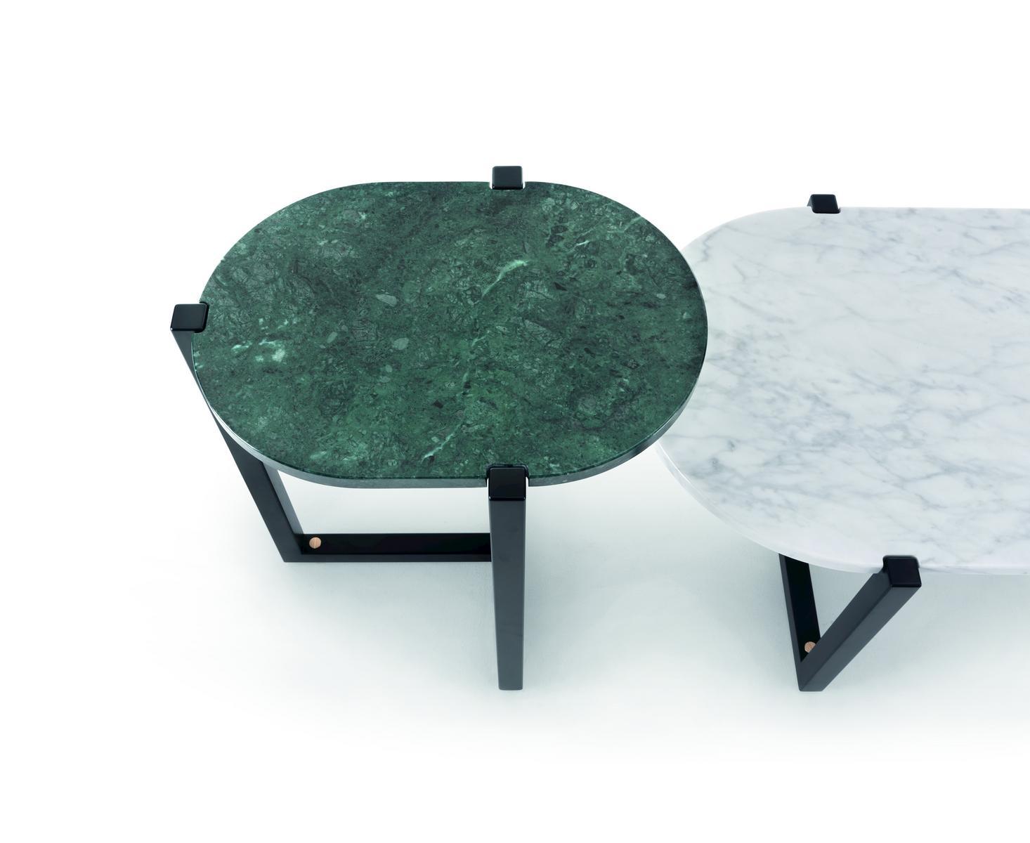SIGMUND Oval marble coffee table